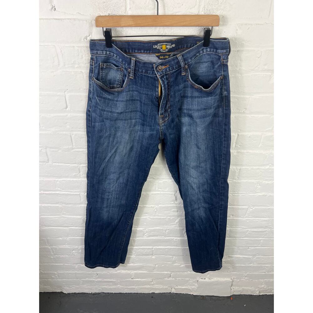 Lucky Brand Men's 221 Original Straight Leg Jeans Denim Blue Size 36/32